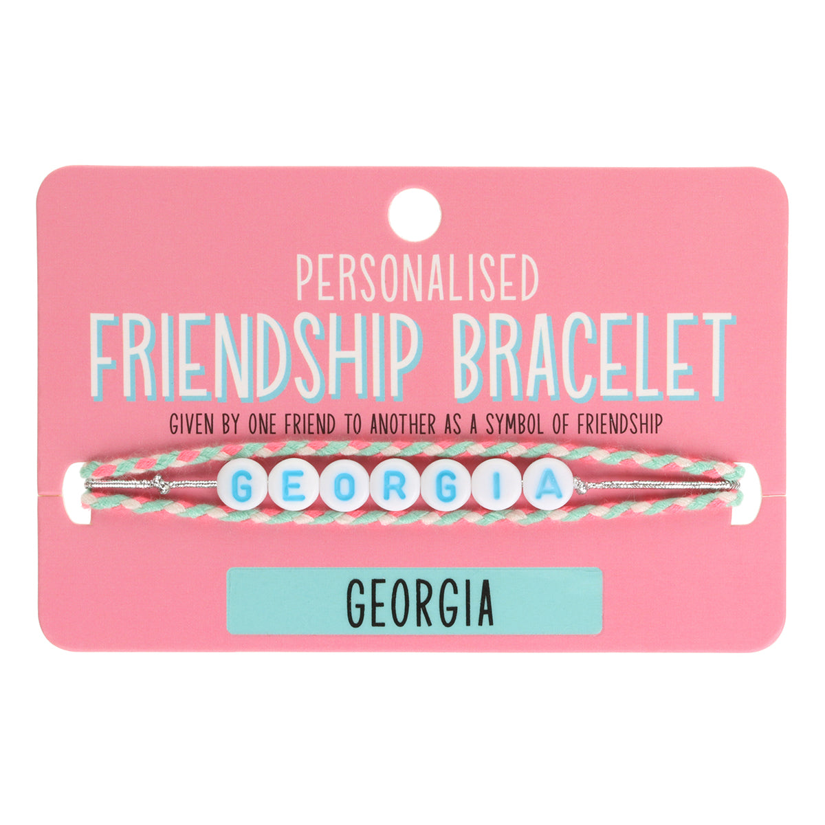 GP043 - Girls Personalised Bracelet - Georgia