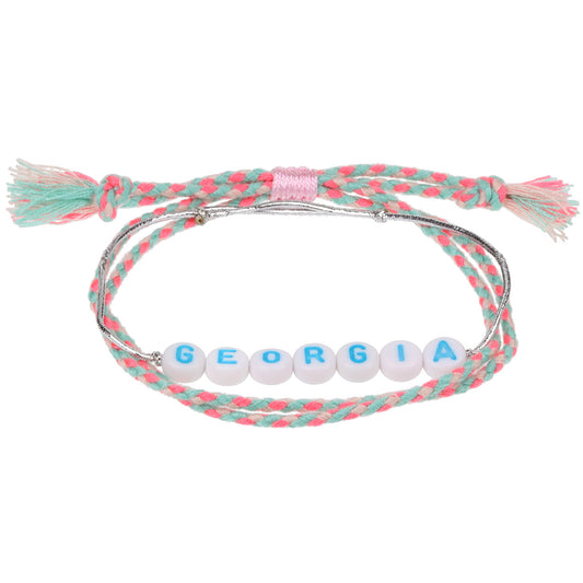 GP043 - Girls Personalised Bracelet - Georgia