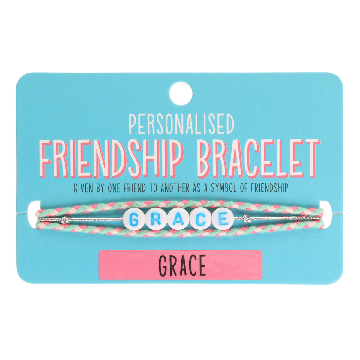 GP044 - Girls Personalised Bracelet - Grace