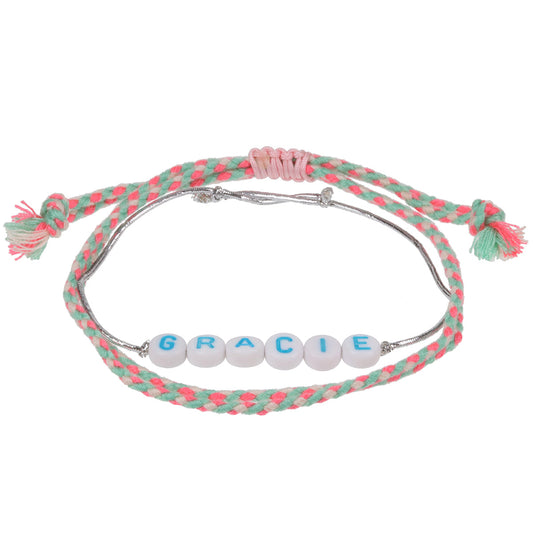 GP045 - Girls Personalised Bracelet - Gracie