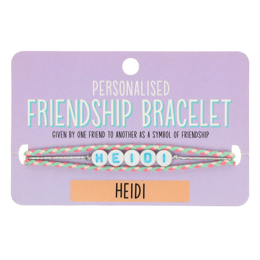 GP049 - Girls Personalised Bracelet - Heidi
