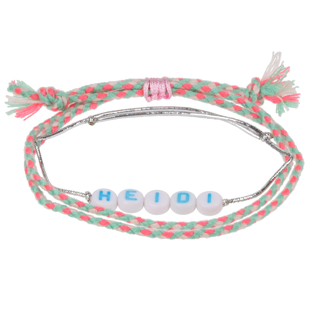 GP049 - Girls Personalised Bracelet - Heidi