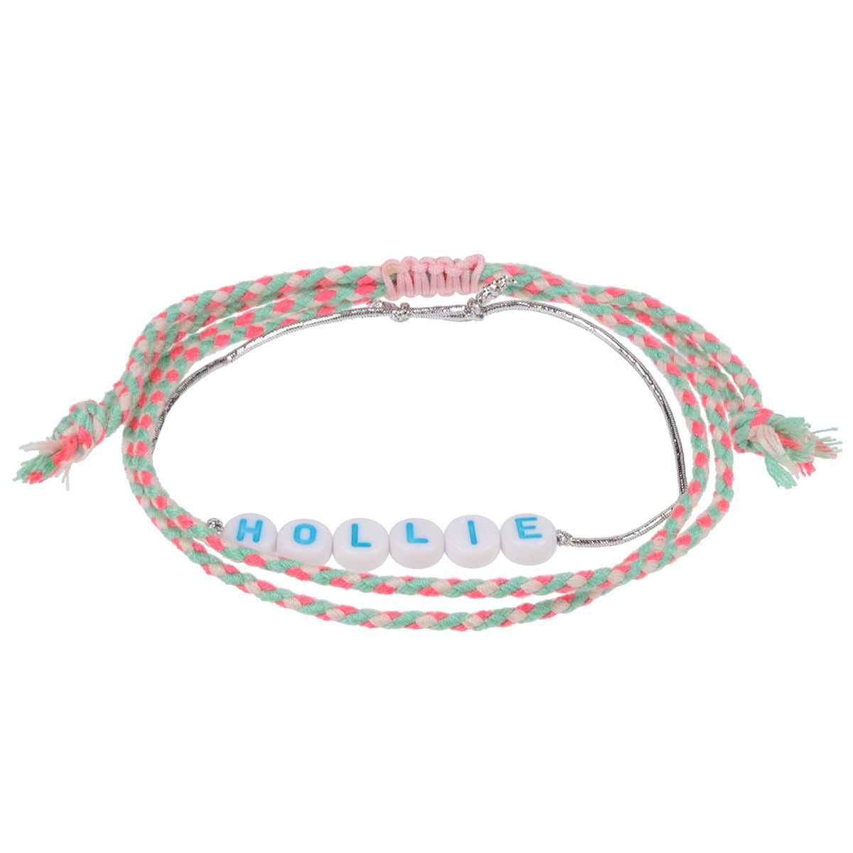 GP050 - Girls Personalised Bracelet - Hollie