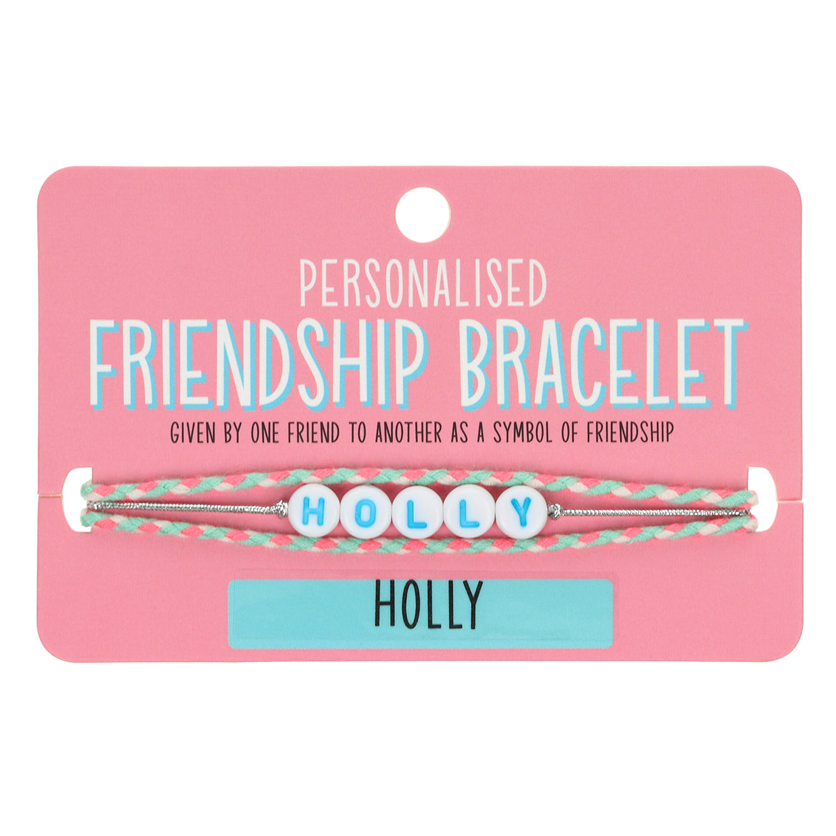 GP051 - Girls Personalised Bracelet - Holly