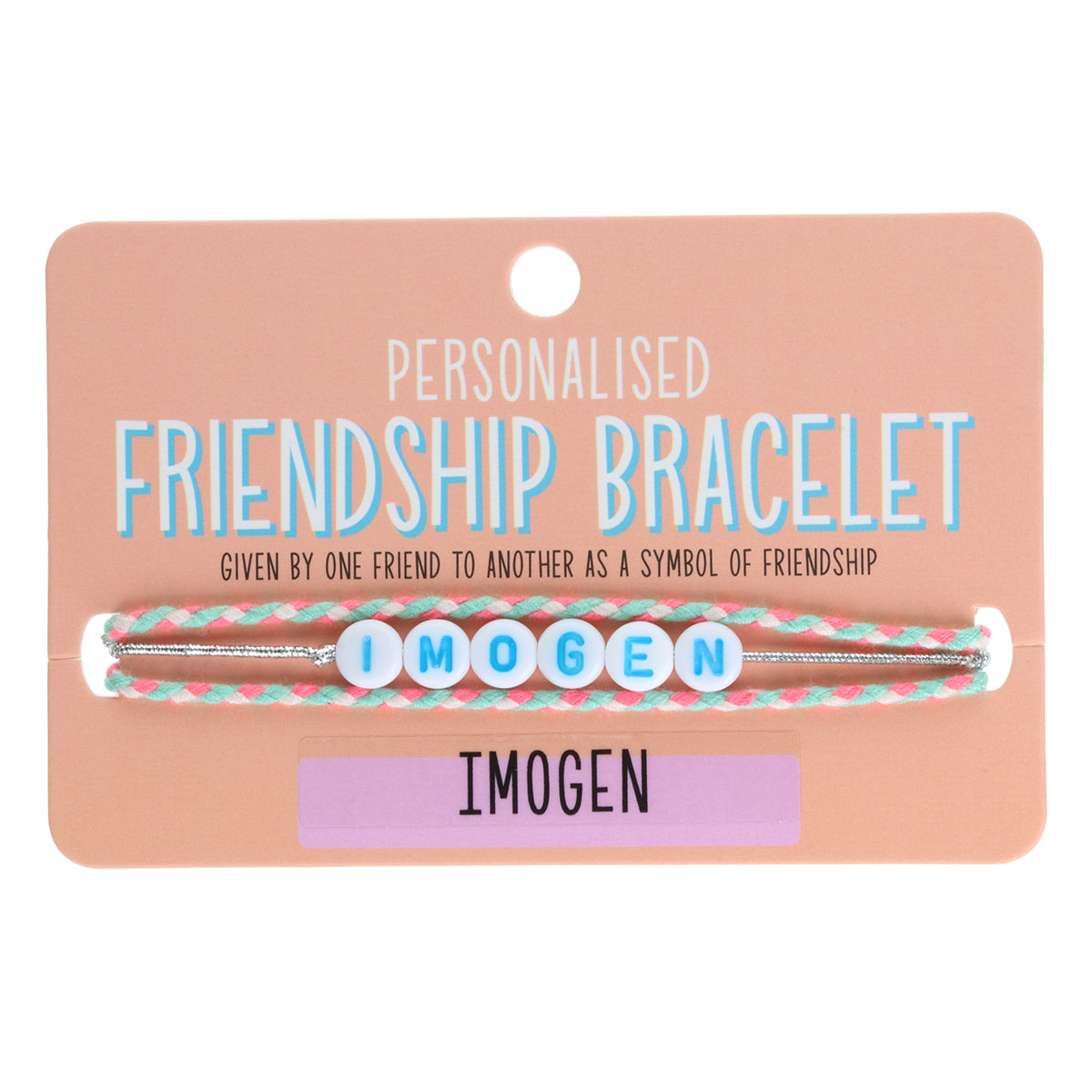 GP053 - Girls Personalised Bracelet - Imogen