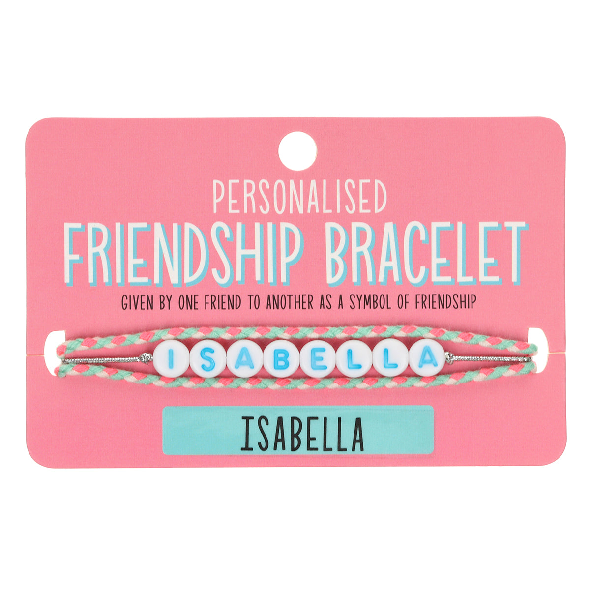 GP054 - Girls Personalised Bracelet - Isabella