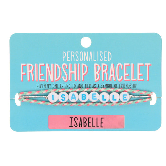GP055 - Girls Personalised Bracelet - Isabelle