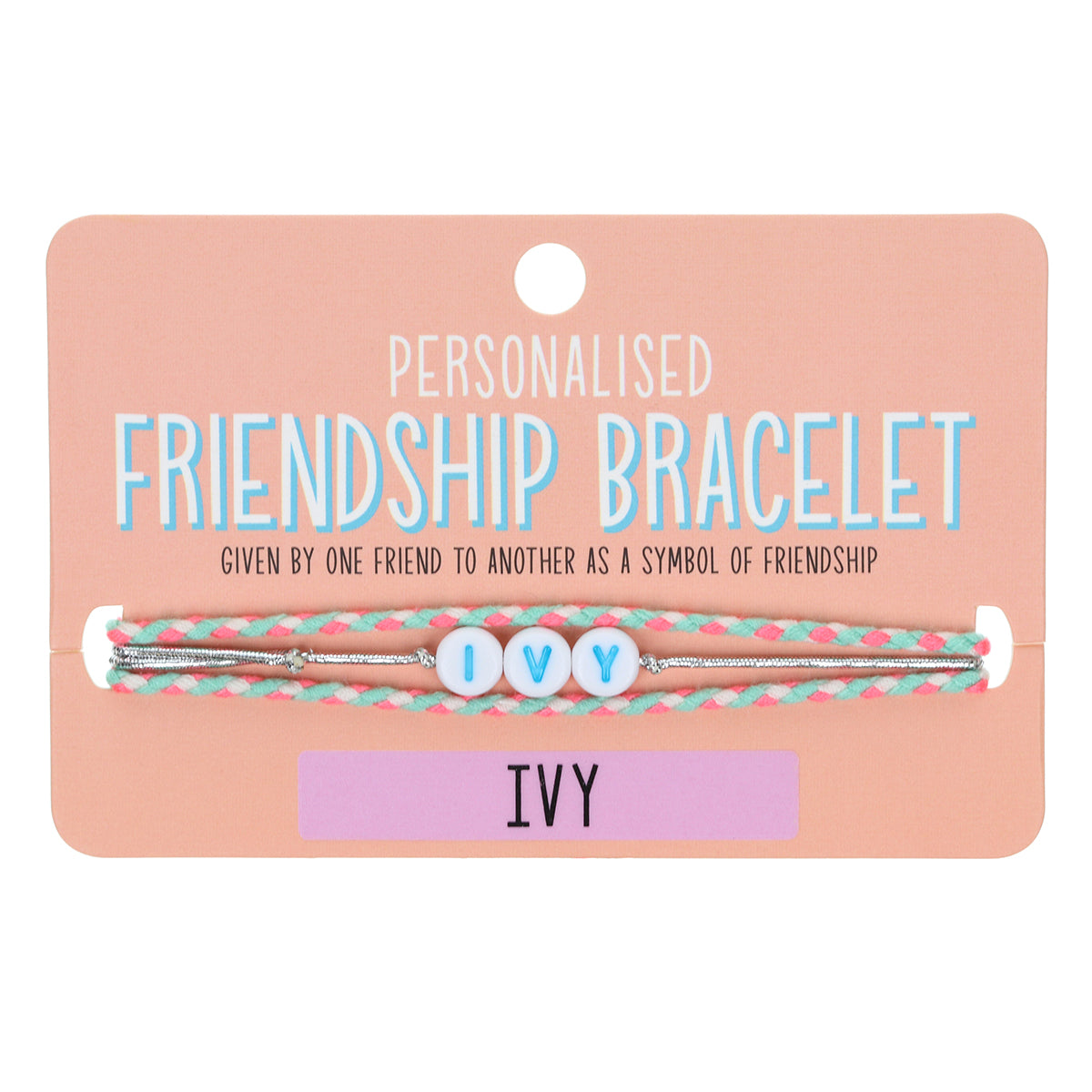 GP057 - Girls Personalised Bracelet - Ivy