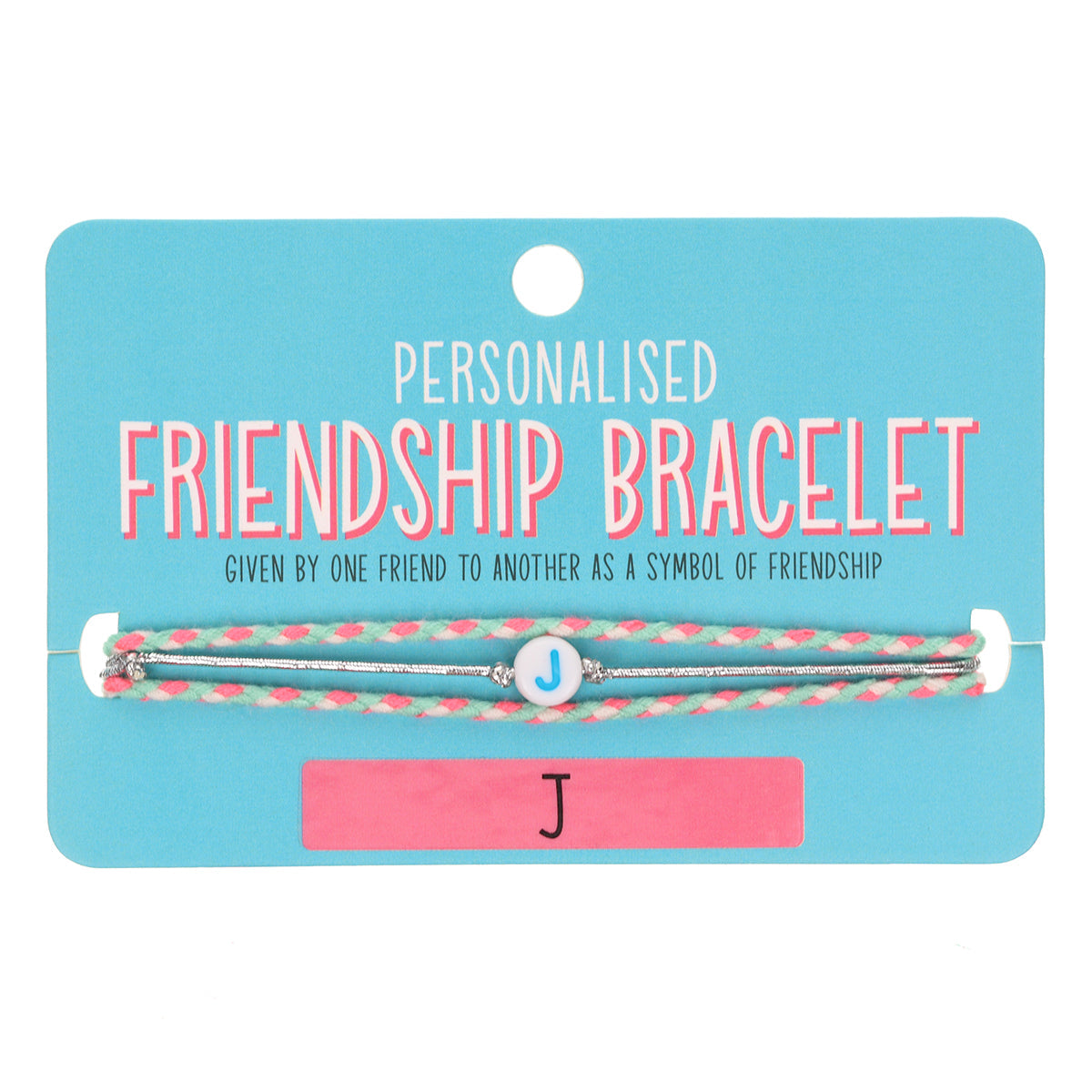 GP059 - Girls Personalised Bracelet - J