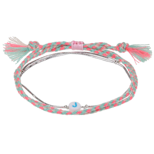 GP059 - Girls Personalised Bracelet - J