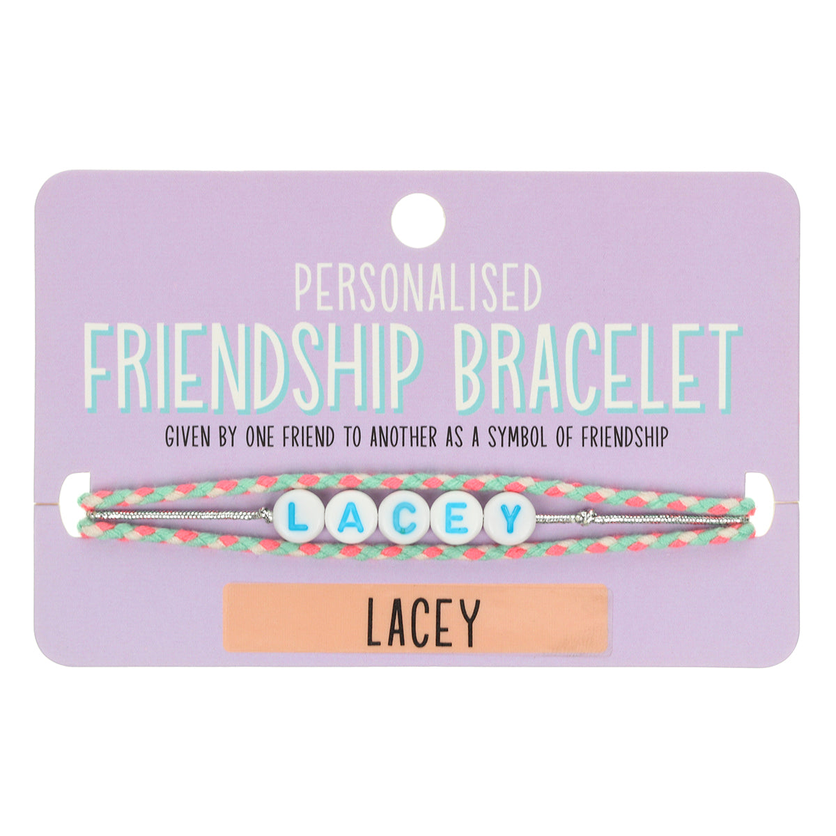GP064 - Girls Personalised Bracelet - Lacey
