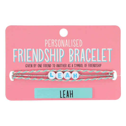 GP066 - Girls Personalised Bracelet - Leah