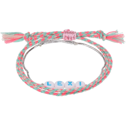 GP067 - Girls Personalised Bracelet - Lexi