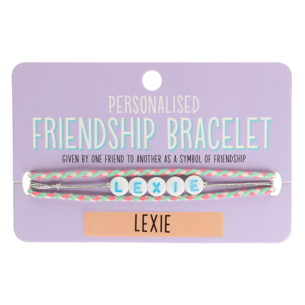 GP068 - Girls Personalised Bracelet - Lexie