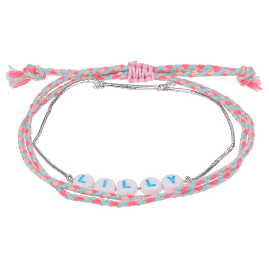 GP070 - Girls Personalised Bracelet - Lilly