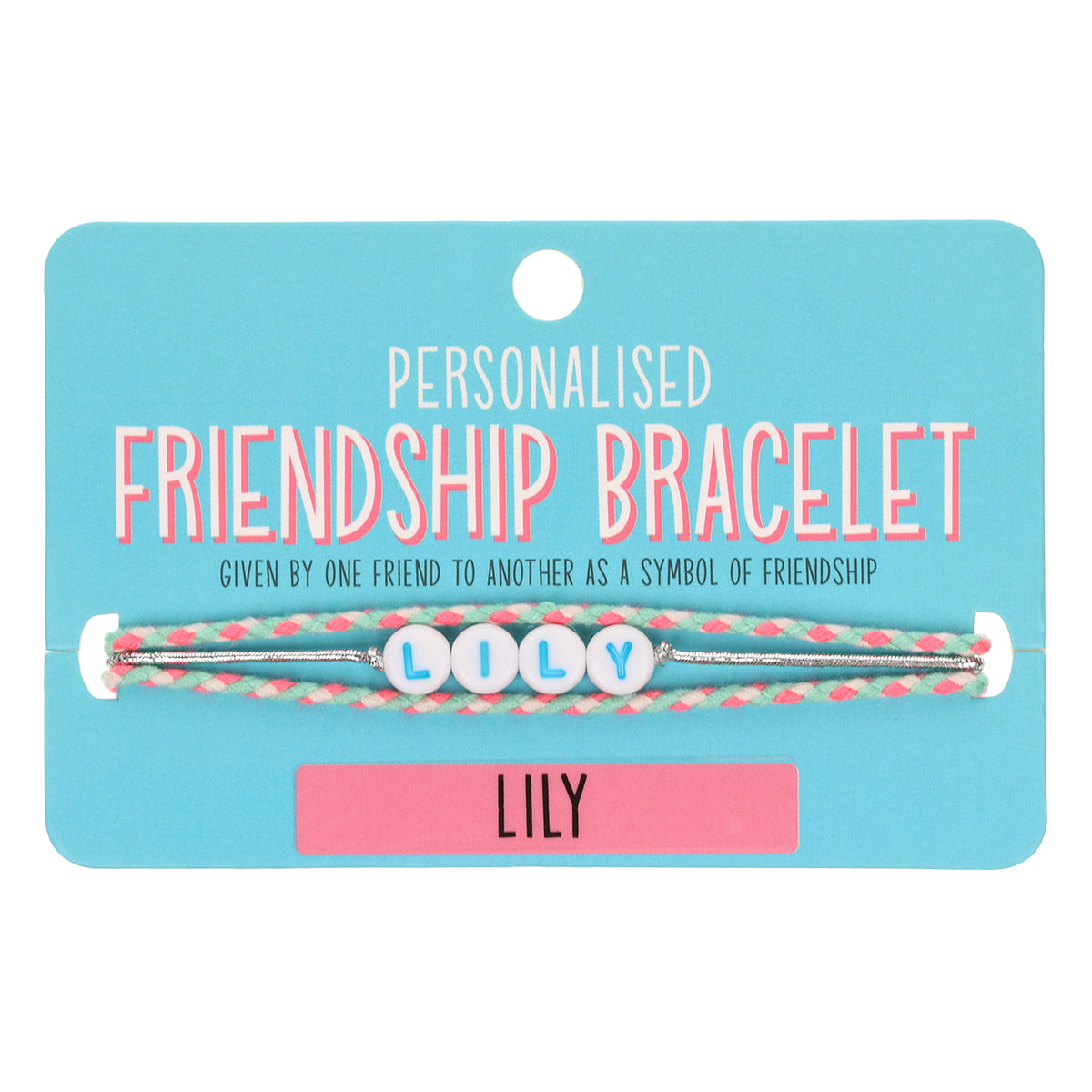 GP071 - Girls Personalised Bracelet - Lily