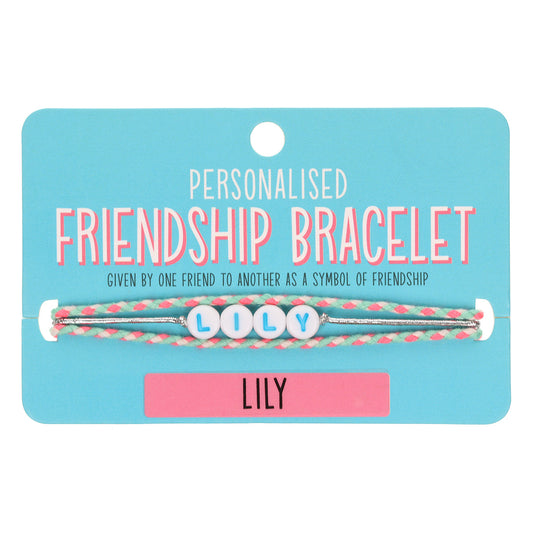 GP071 - Girls Personalised Bracelet - Lily