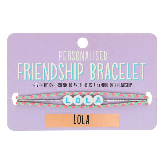 Girls Personalised Bracelet - Lola