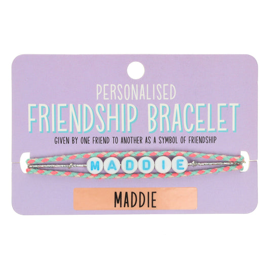 GP076 - Girls Personalised Bracelet - Maddie