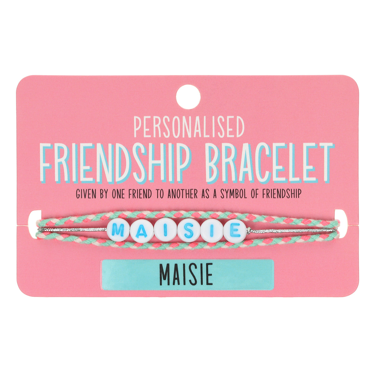 GP078 - Girls Personalised Bracelet - Maisie