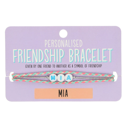 GP080 - Girls Personalised Bracelet - Mia