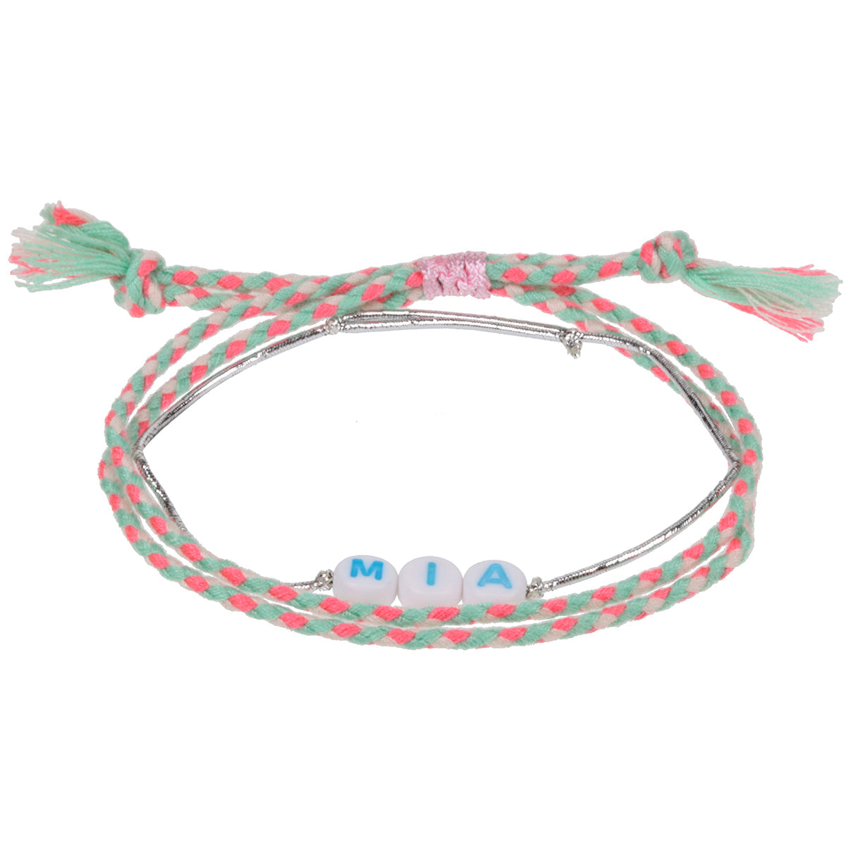 GP080 - Girls Personalised Bracelet - Mia