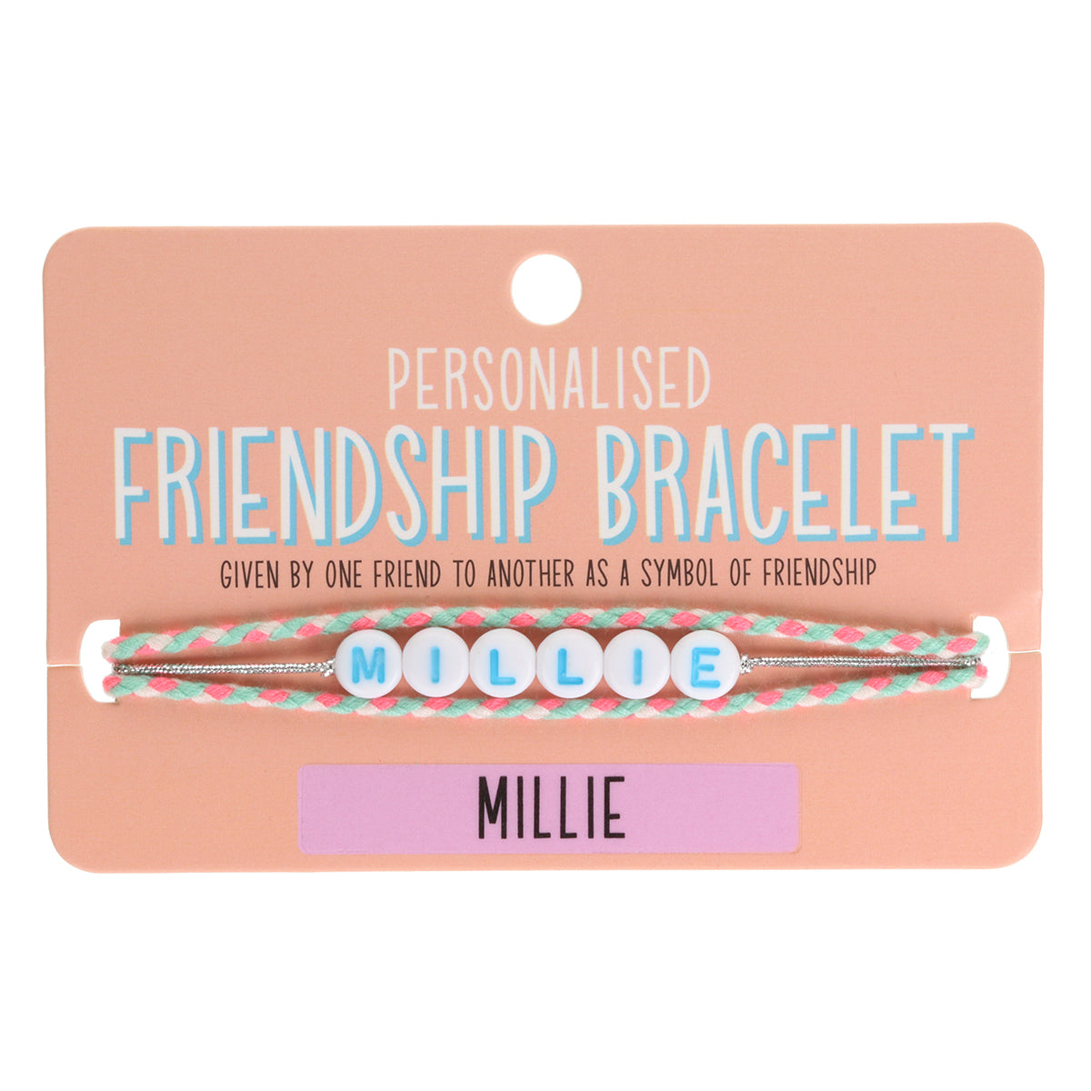 GP081 - Girls Personalised Bracelet - Millie