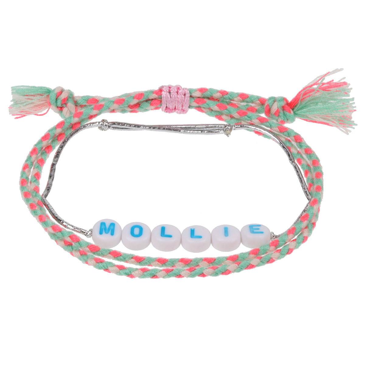 GP082 - Girls Personalised Bracelet - Mollie