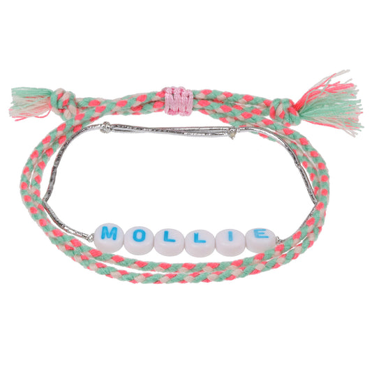 GP082 - Girls Personalised Bracelet - Mollie