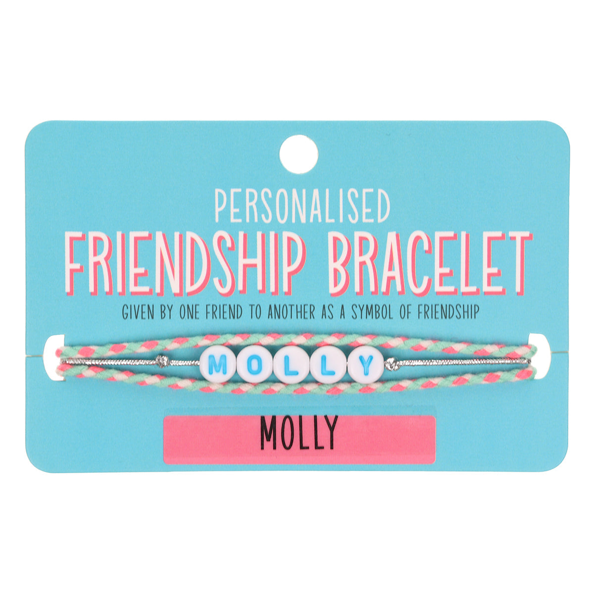 GP083 - Girls Personalised Bracelet - Molly