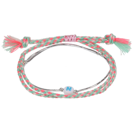 Girls Personalised Bracelet - N