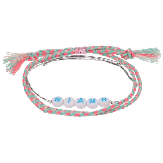 Girls Personalised Bracelet - Niamh