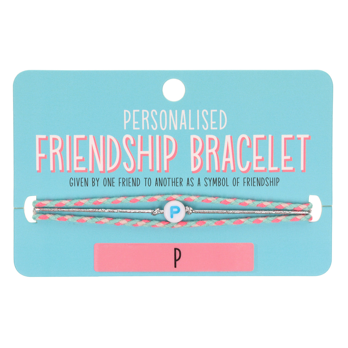 GP087 - Girls Personalised Bracelet - P