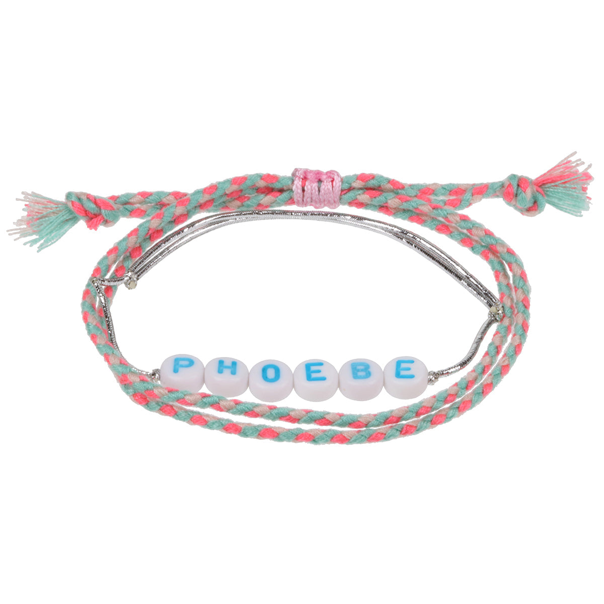 GP089 - Girls Personalised Bracelet - Phoebe
