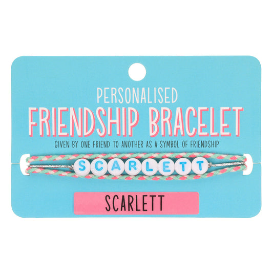 Girls Personalised Bracelet - Scarlett