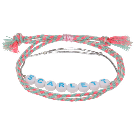 Girls Personalised Bracelet - Scarlett
