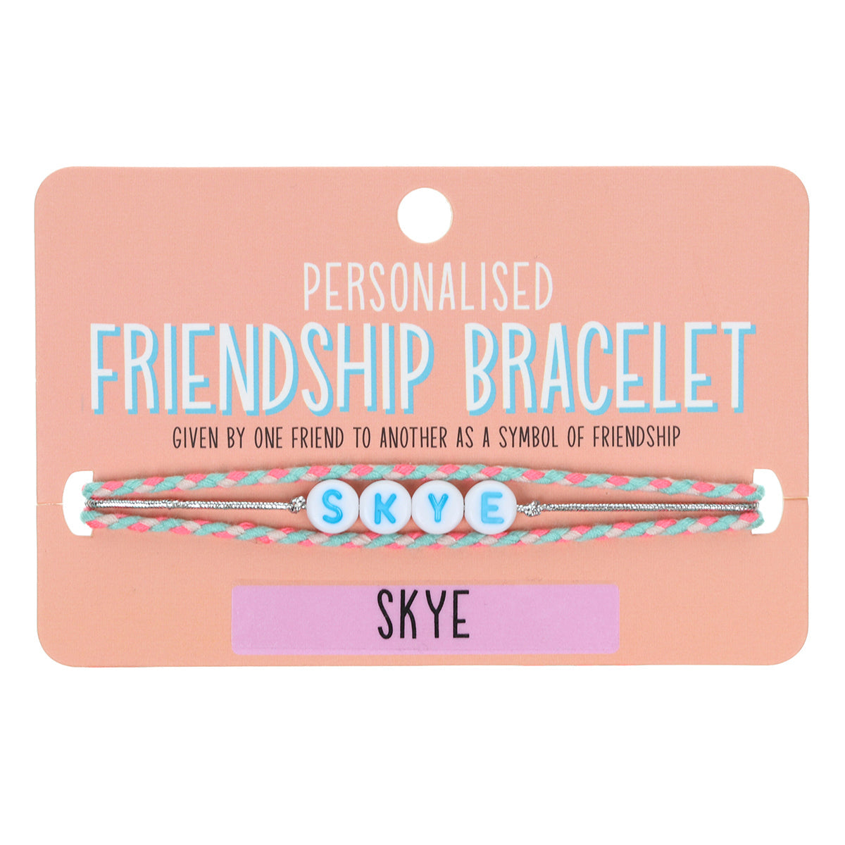 GP097 - Girls Personalised Bracelet - Skye