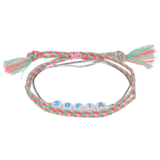 GP098 - Girls Personalised Bracelet - Sofia
