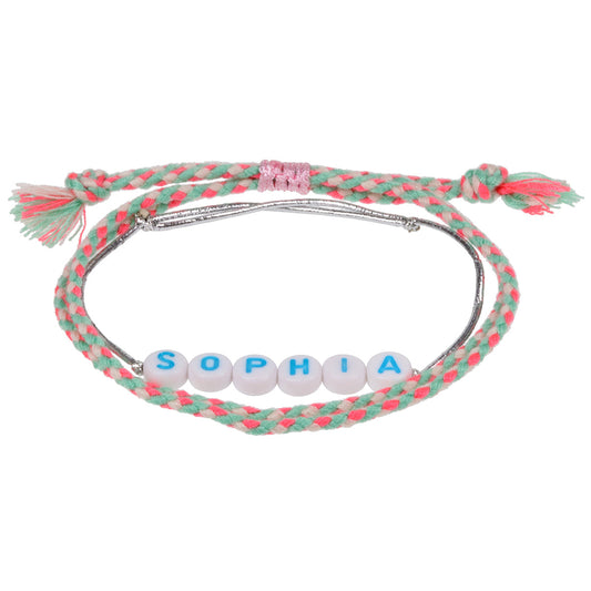 Girls Personalised Bracelet - Sophia