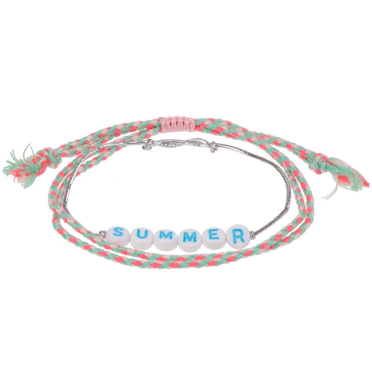 GP101 - Girls Personalised Bracelet - Summer