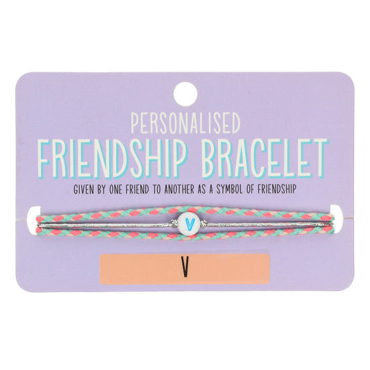 Girls Personalised Bracelet - V