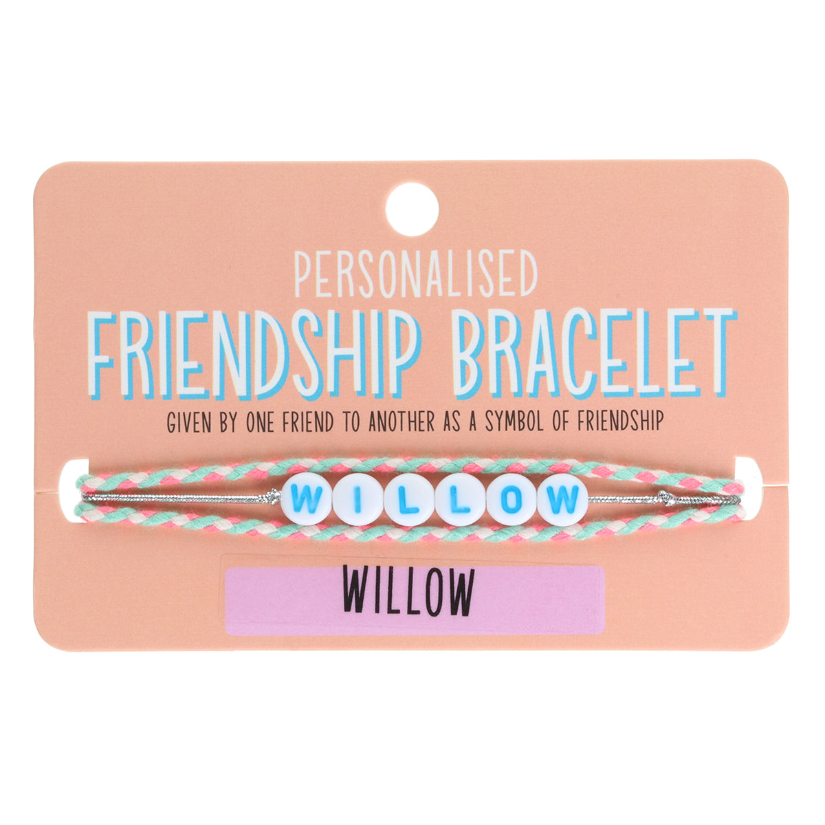 GP105 - Girls Personalised Bracelet - Willow
