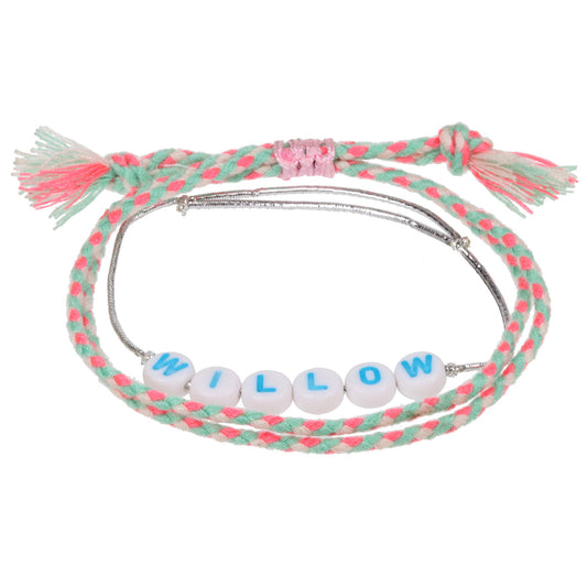 GP105 - Girls Personalised Bracelet - Willow