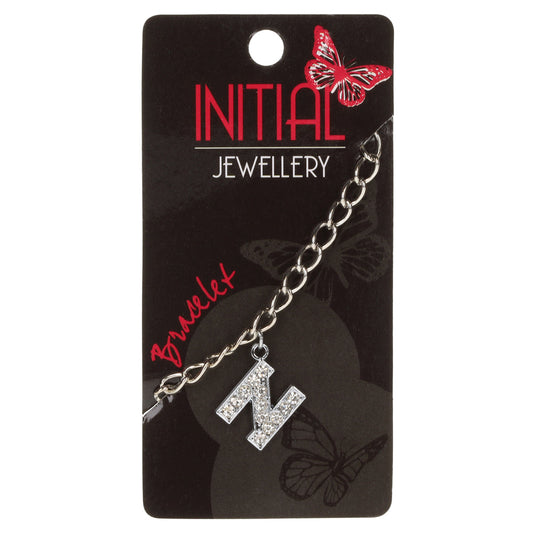 Personalised Initial Bracelet - N
