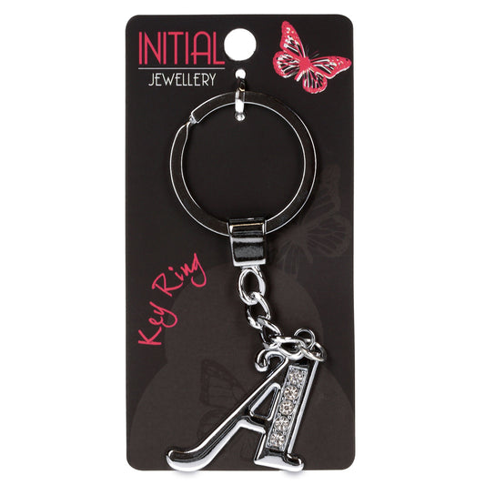Personalised Initial Keyring - A