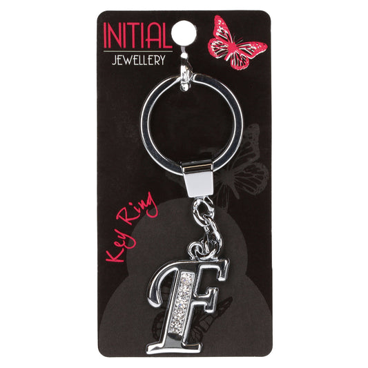 Personalised Initial Keyring - F