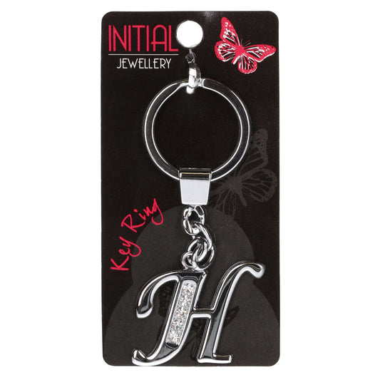 Personalised Initial Keyring - H