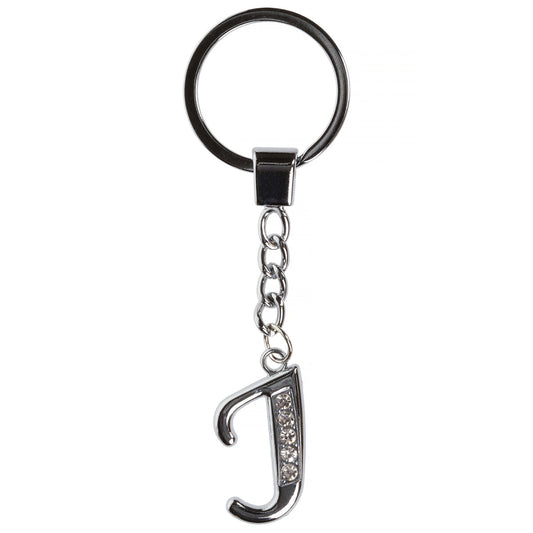 Personalised Initial Keyring - J