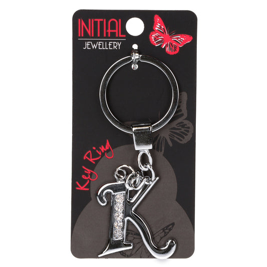 IJKK - Personalised Initial Keyring - K