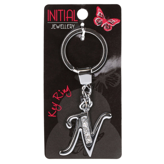 IJKN - Personalised Initial Keyring - N